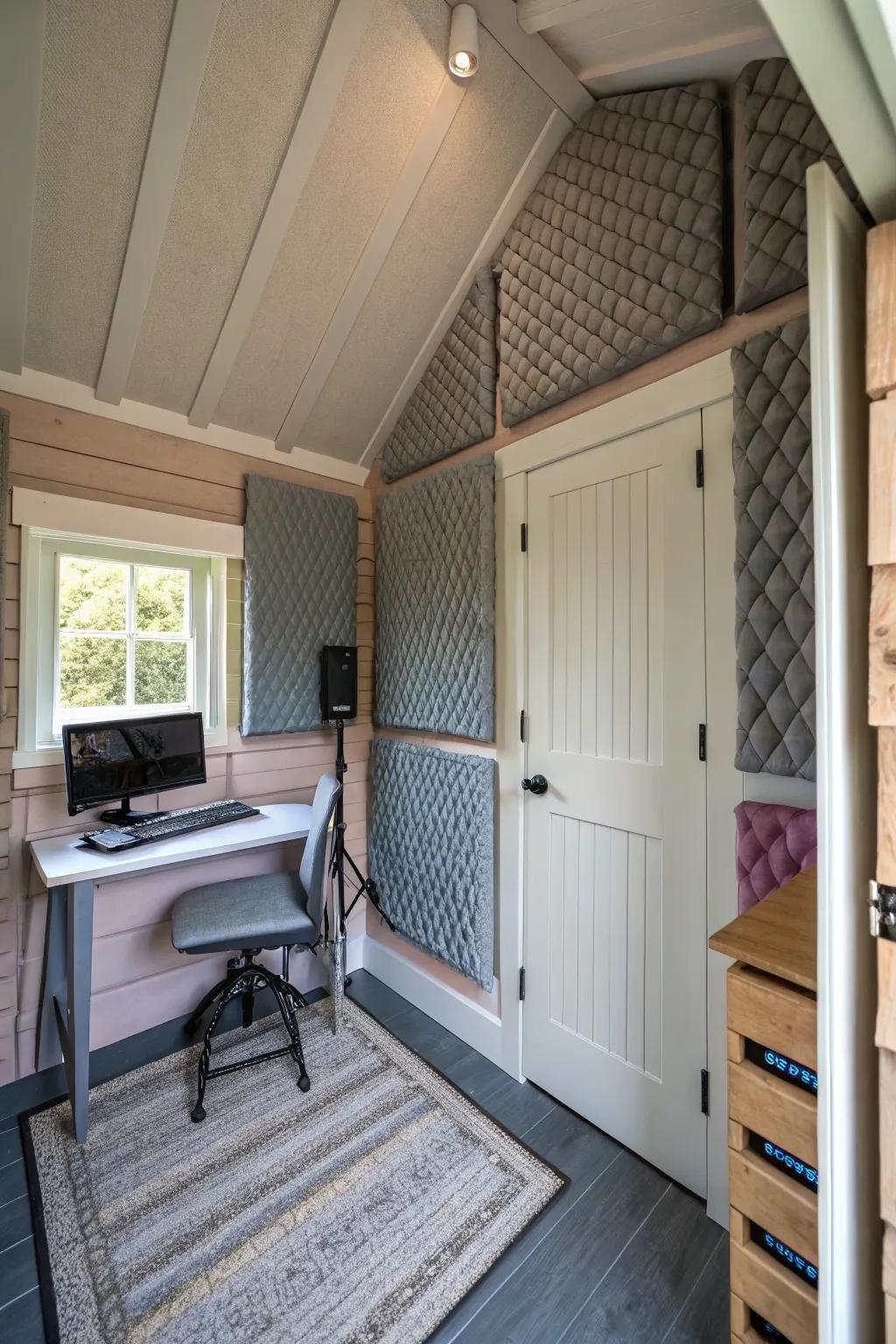 Ensure quietude in your prayer space with simple soundproofing.