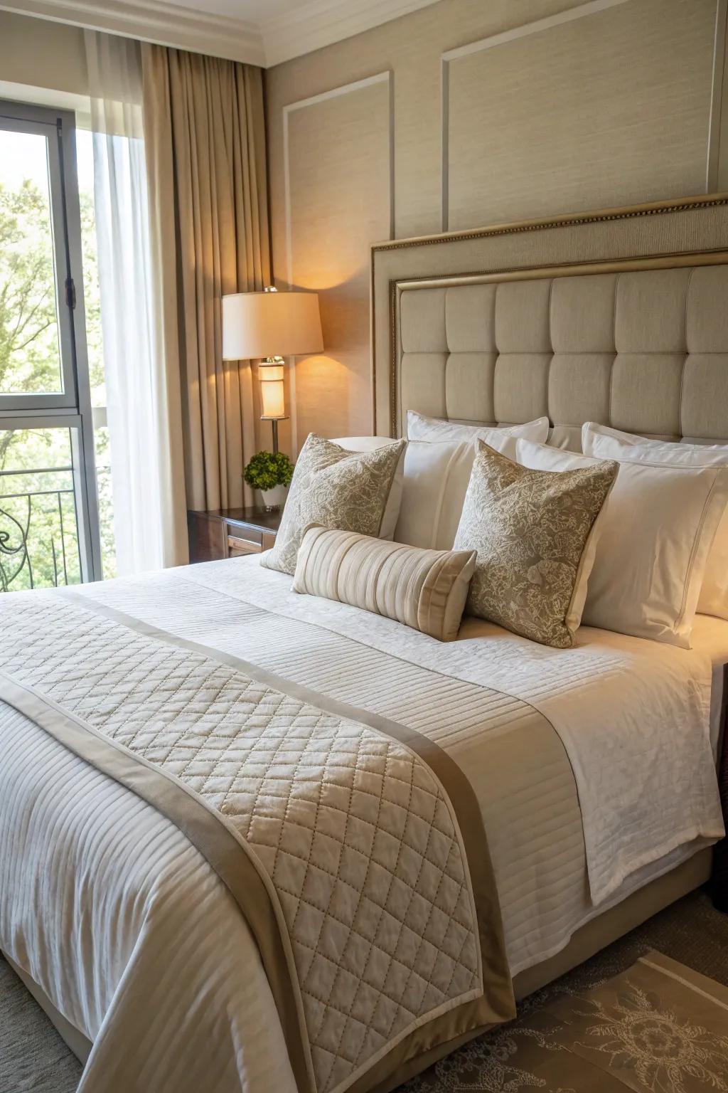 Asymmetrical designs can deliver a contemporary, dynamic feel.