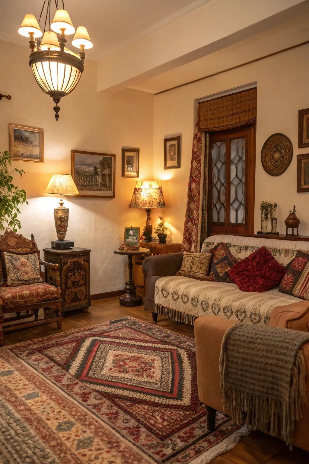 A space beautifully mixing timeless components with modern comfort.