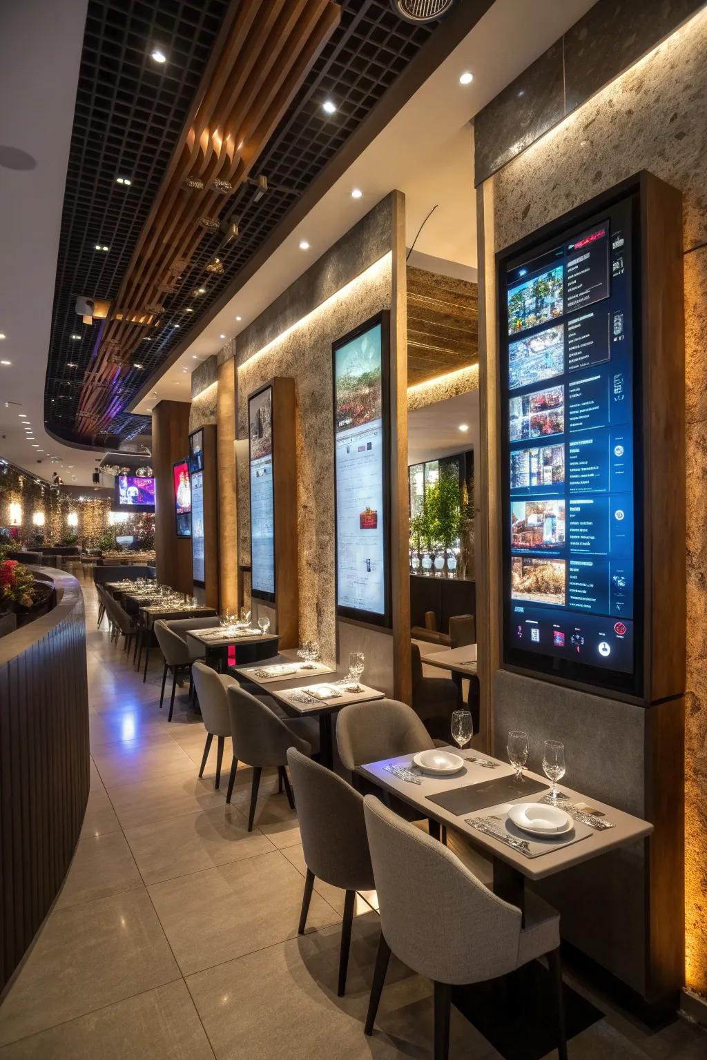 The strategic integration of technology elevates both the dining experience and operational efficiency.