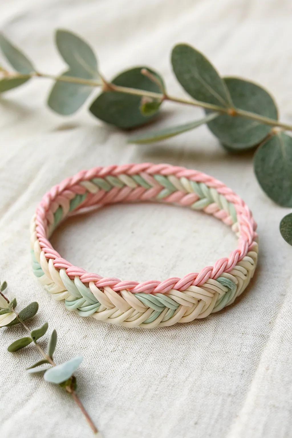 Change up the trend using a Reversed Weave Bracelet—where complexity meets understated beauty.