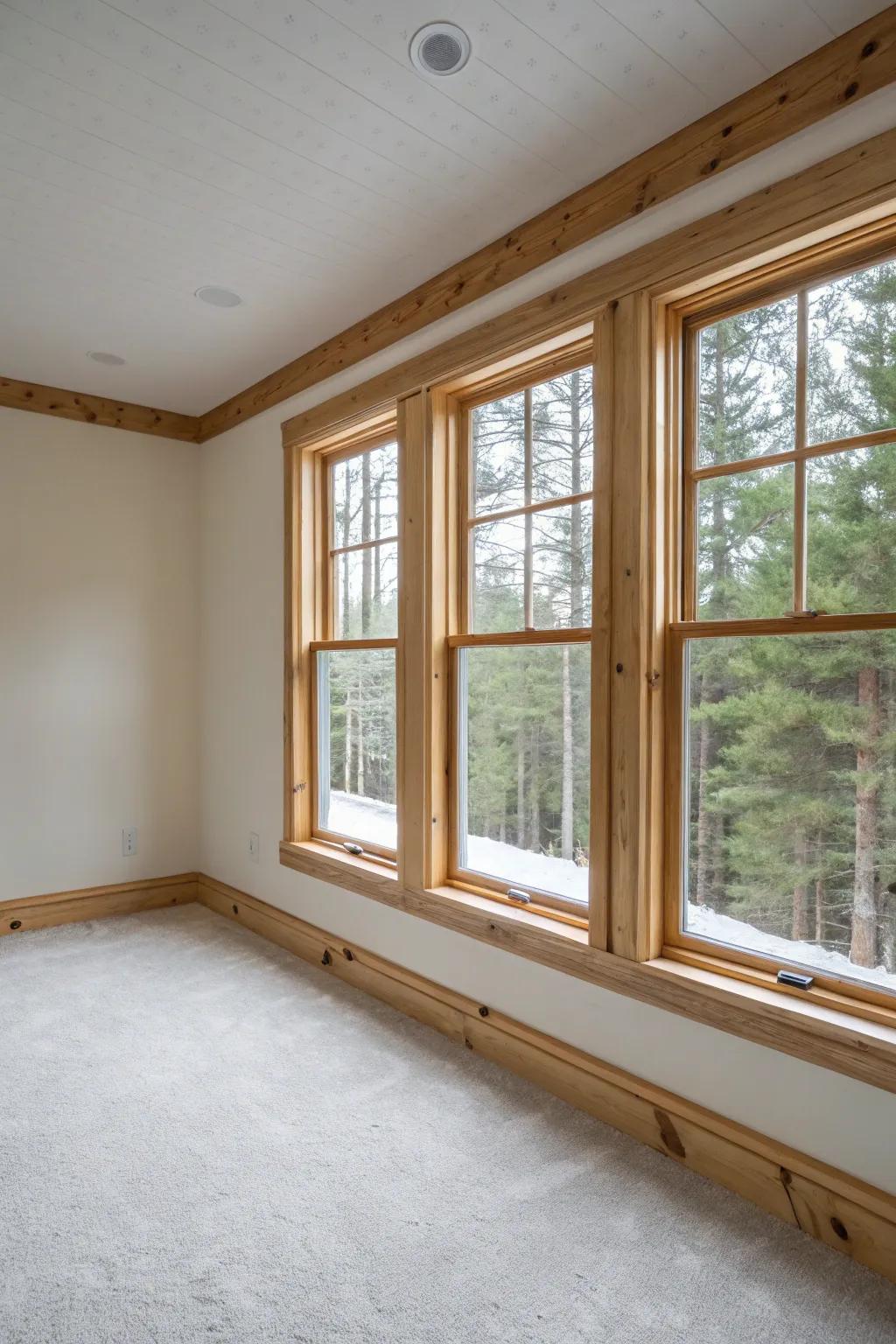 Simplicity in design fashions a sophisticated look.