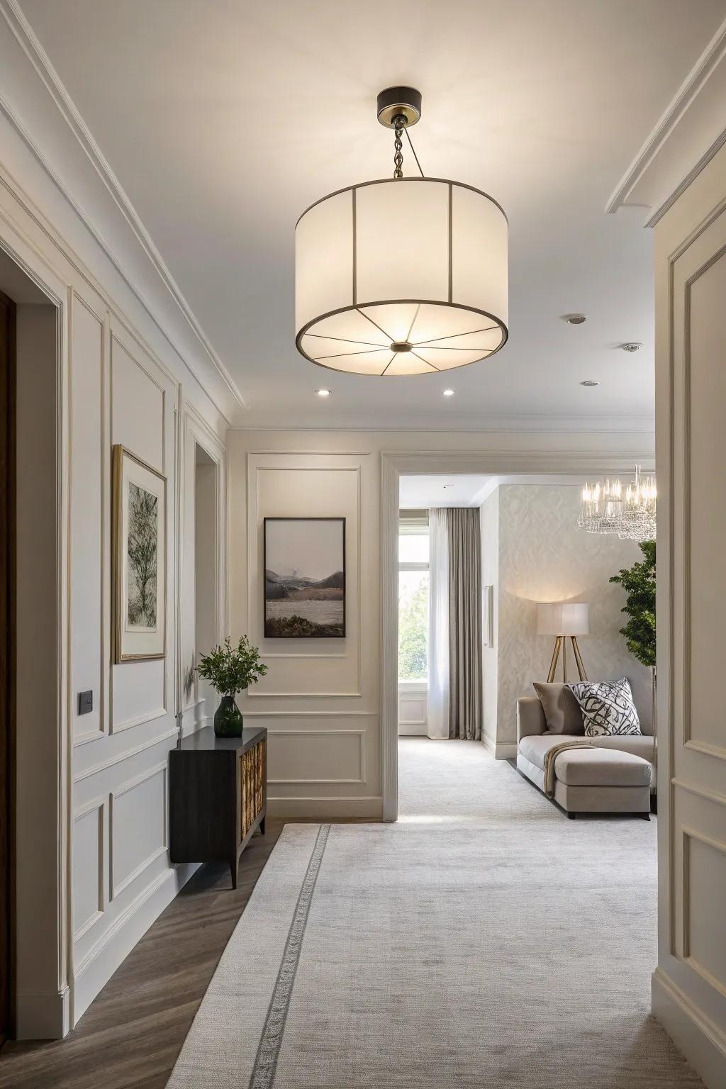 Achieve understated elegance with minimalist lighting.