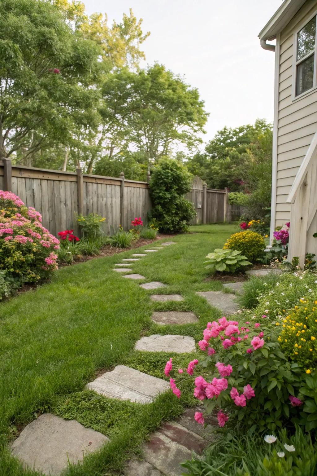 Stepping pads invite exploration and add whimsy.