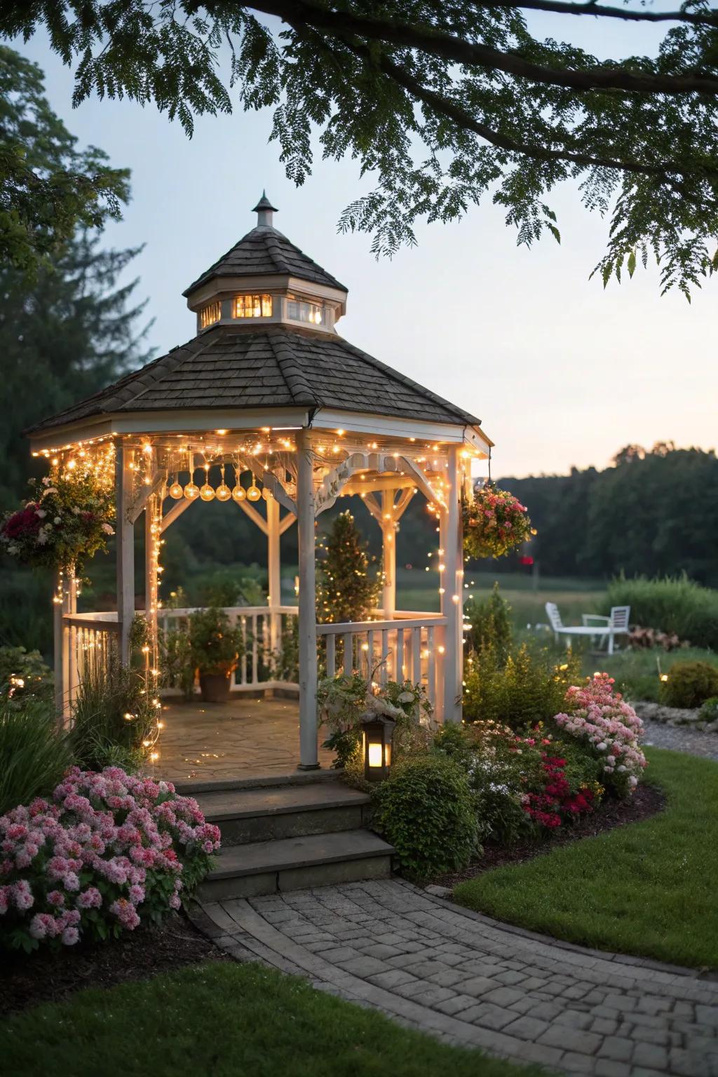 Magical tiny lights introduce a magical hint.