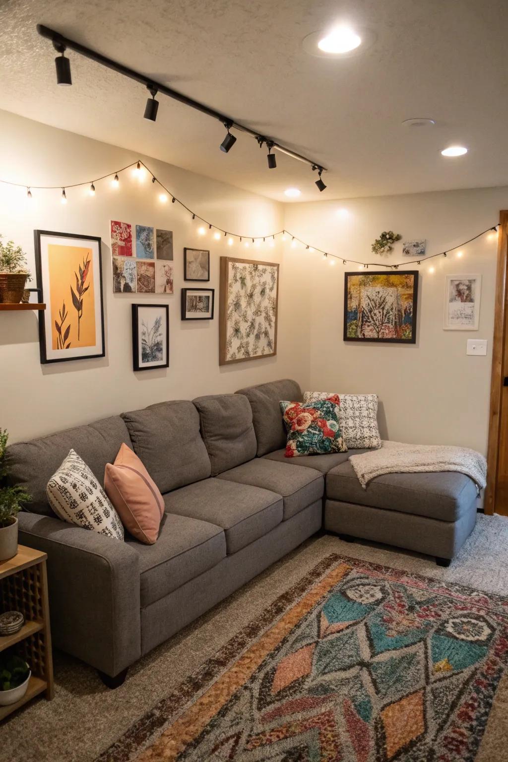 Artistic touches enhance the visual allure of small locations.