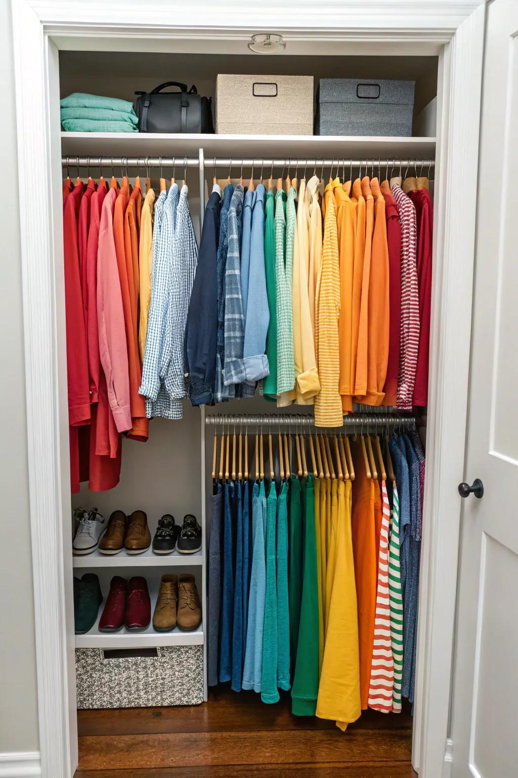 Color-coded organization adds a touch of elegance.