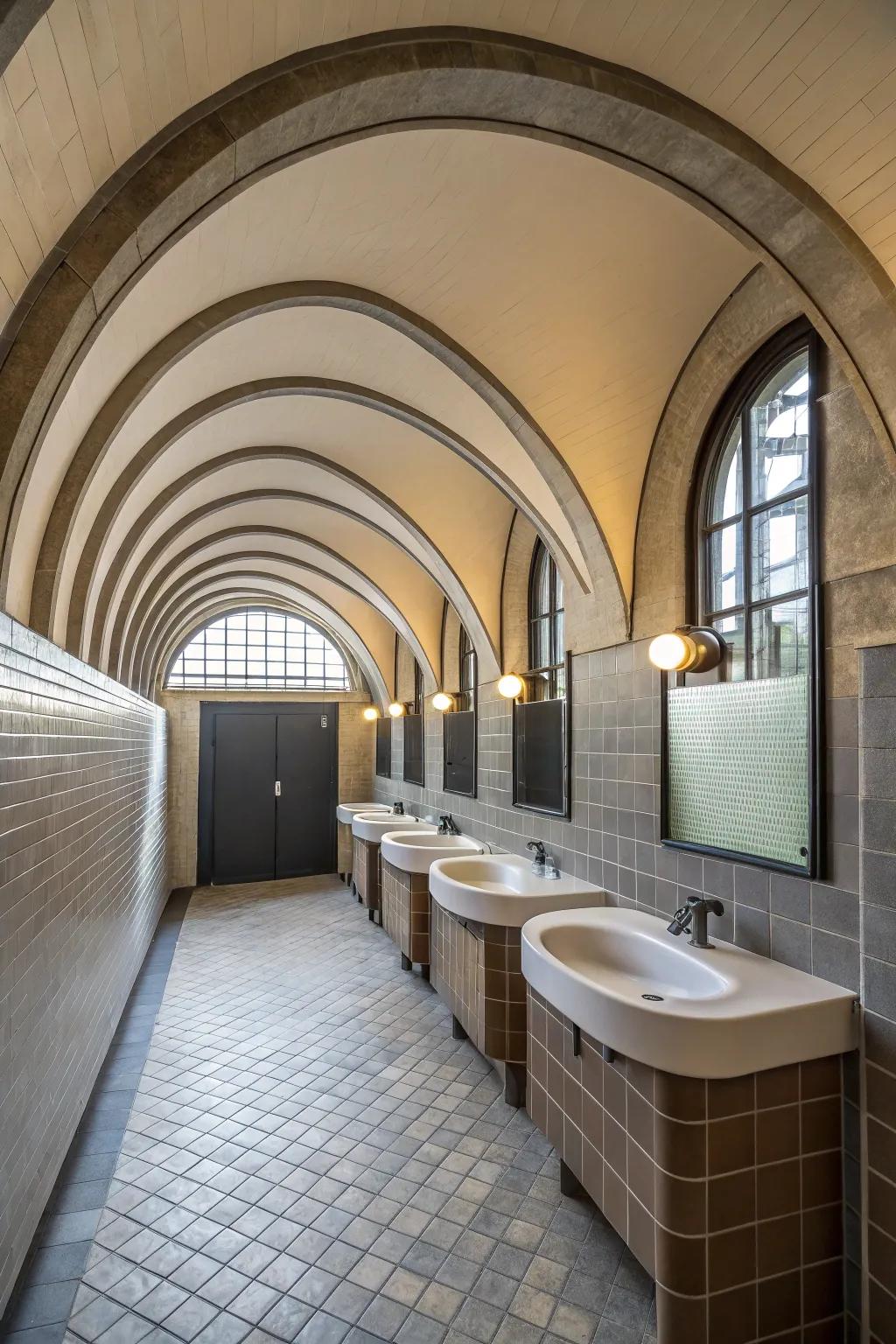 Curved elements boost both style and space usage.