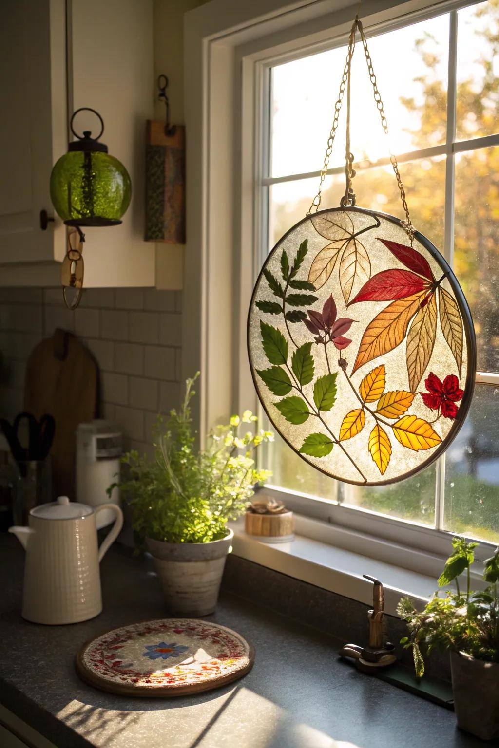 Bring the garden indoors with natural light catchers.