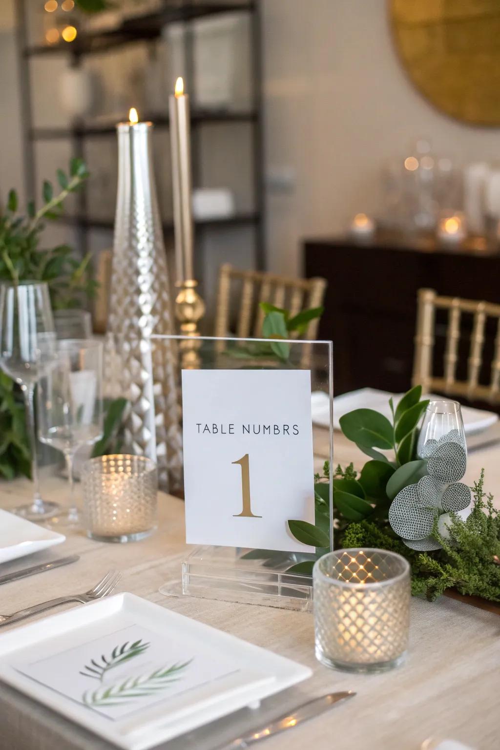 See-through stands provide a streamlined and subtle solution.