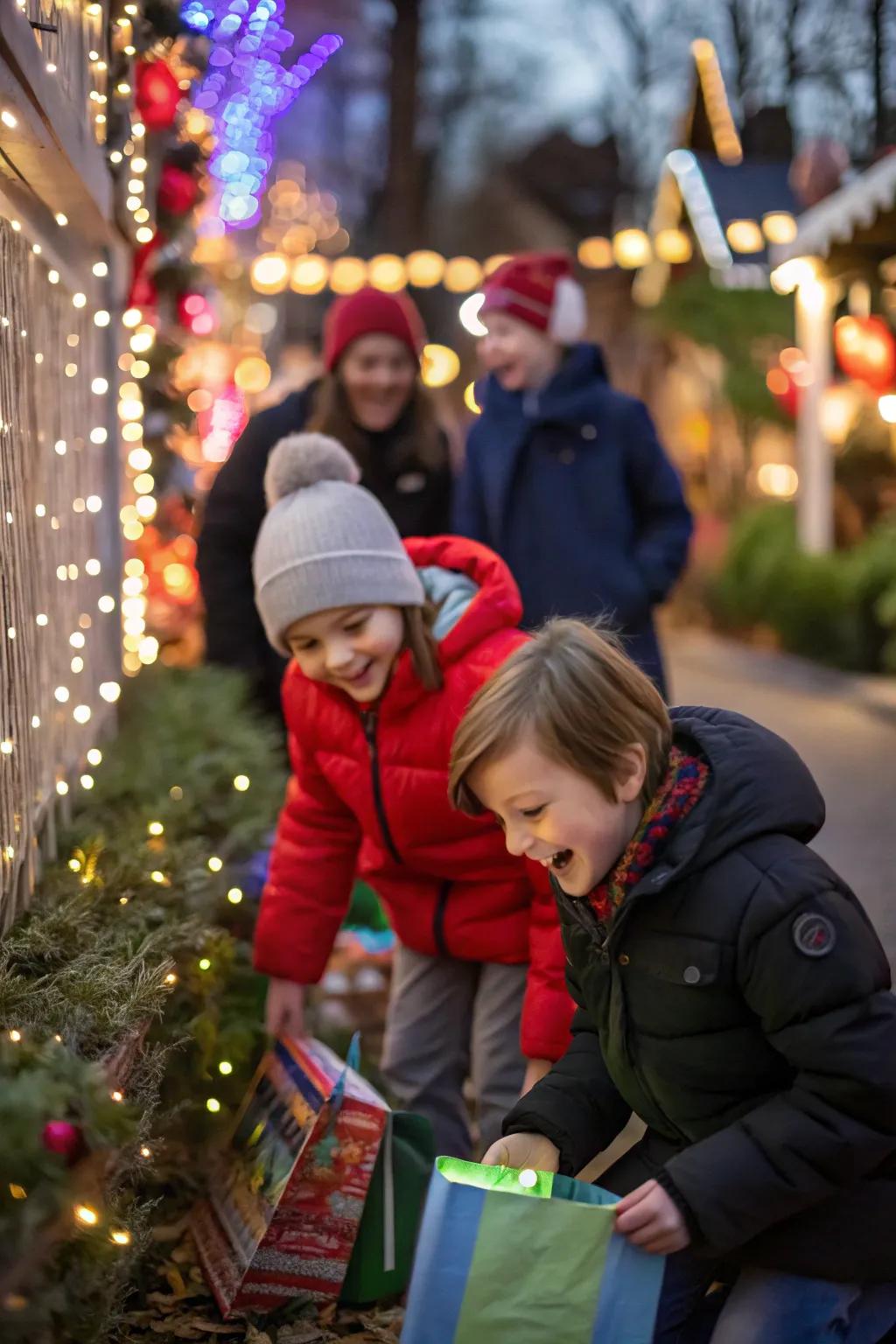 Exciting times during a Christmas hunt.