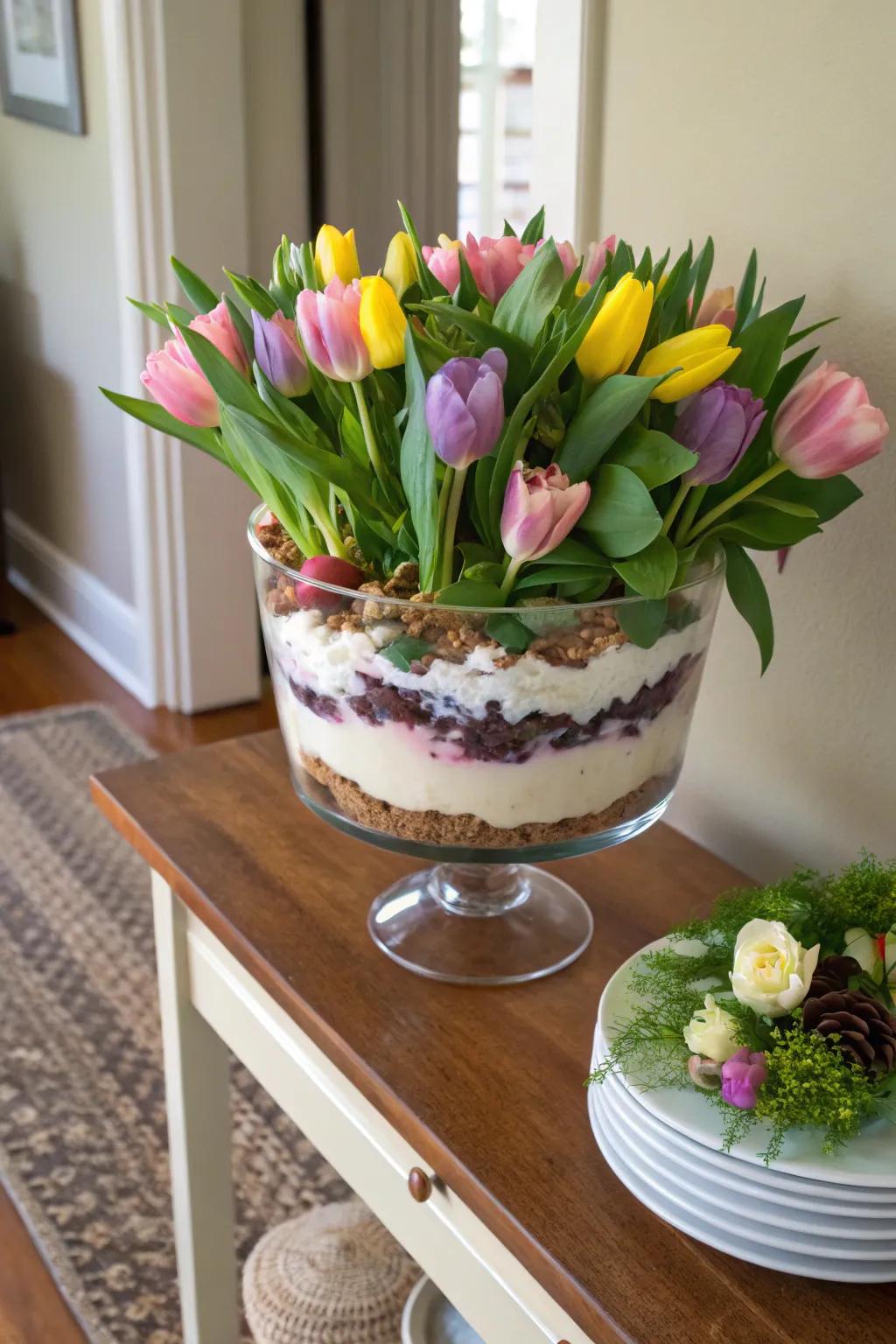 A dessert bowl encapsulates the essence of the season of rebirth.