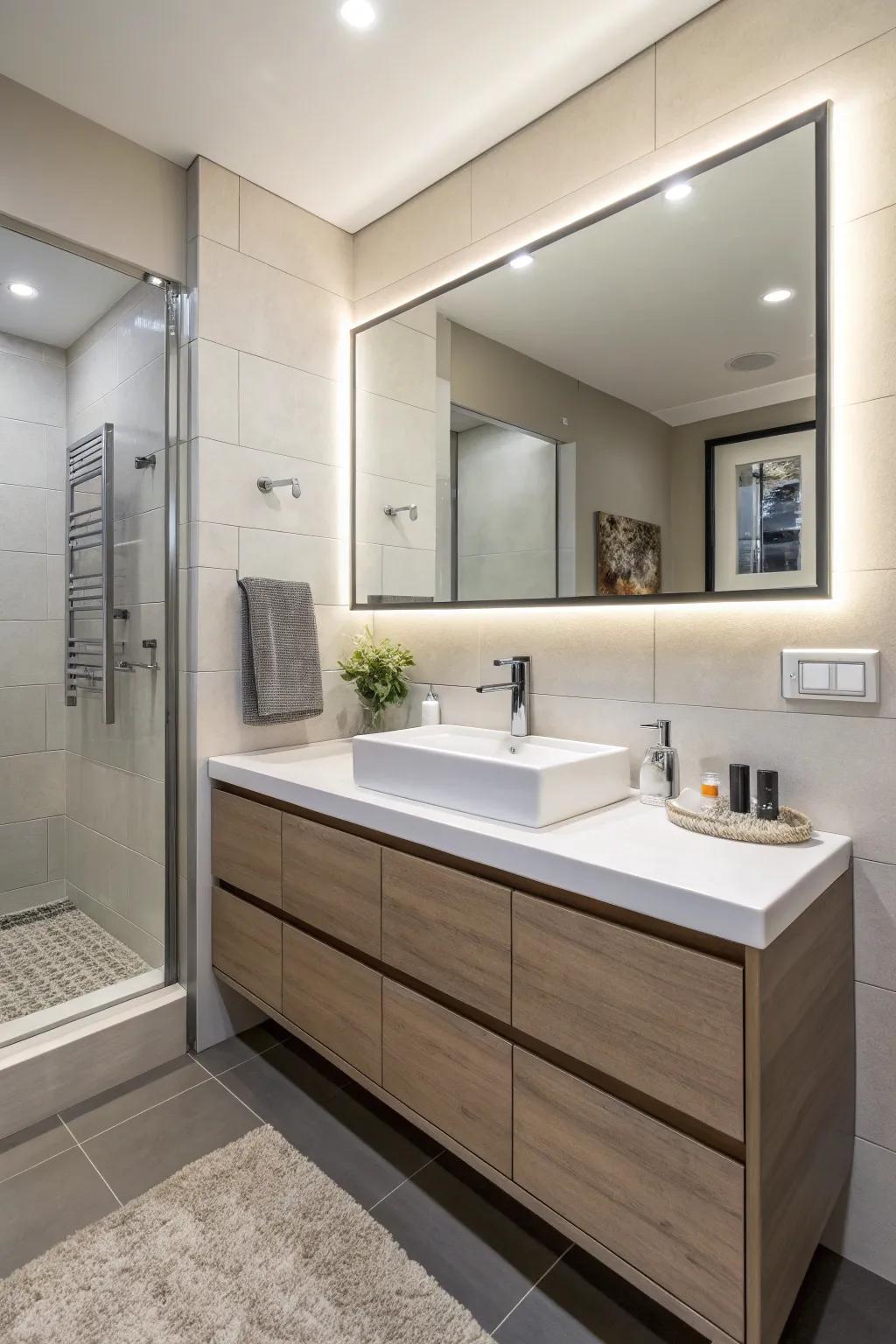 Sinks enhance space.