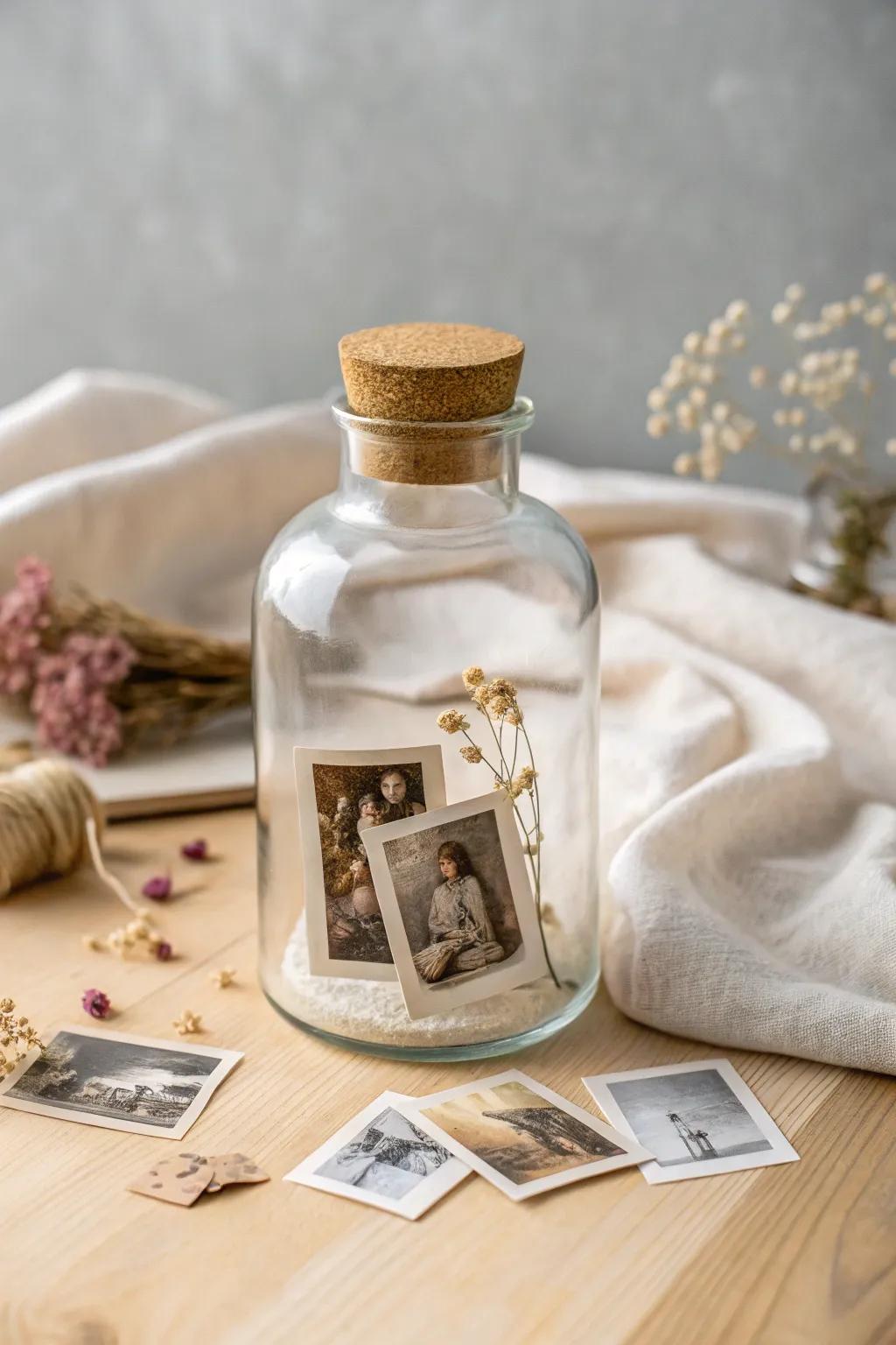 Capture cherished memories with this elegant photo memory vessel—perfect for a minimalist Valentine's Day touch! 💕