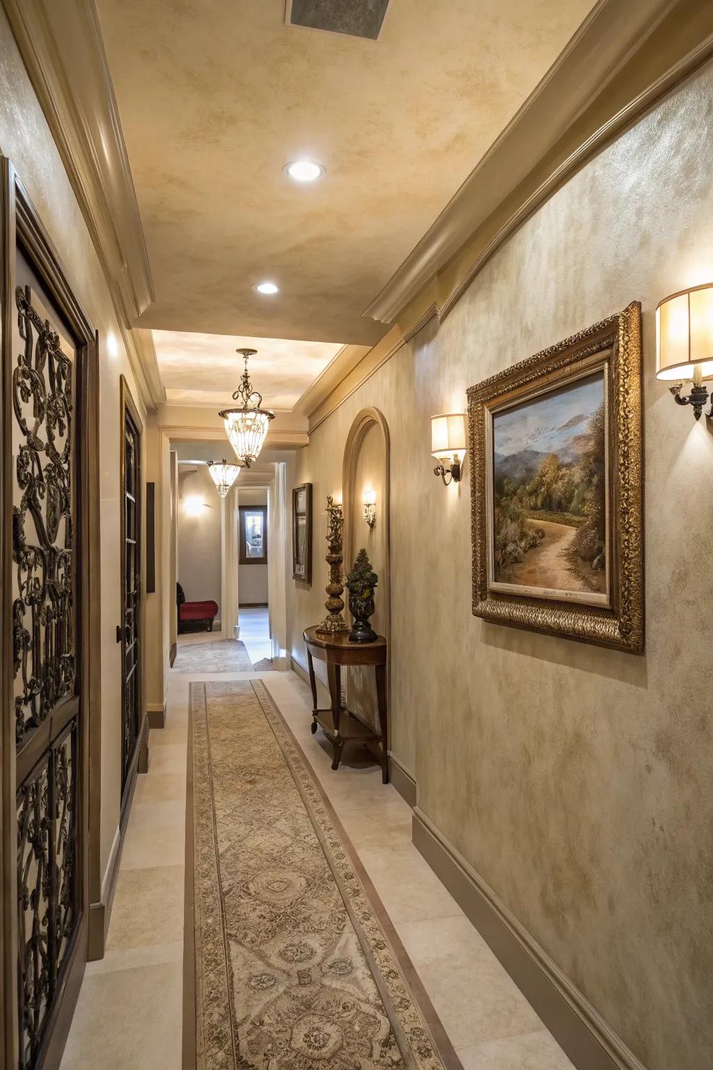 Stucco finishes offer an everlasting elegance to any interior.