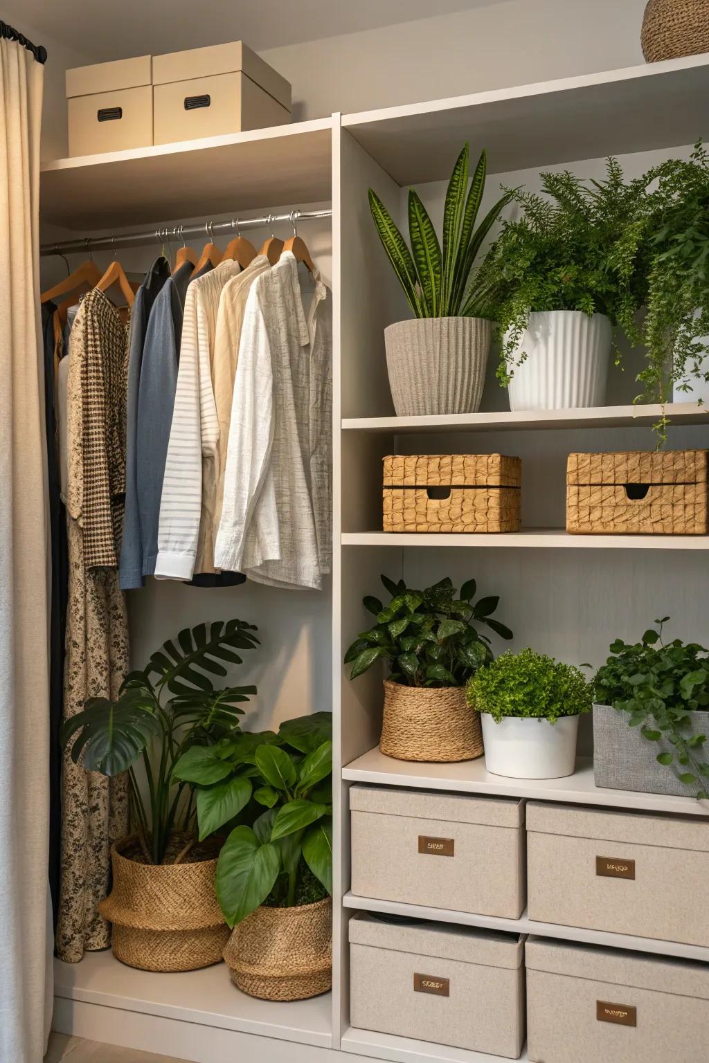 Customize your wardrobe with decorative touches.