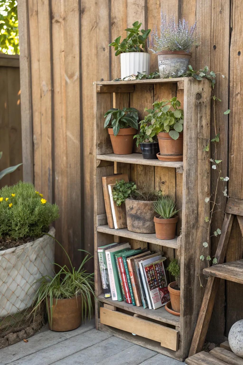 Reclaimed wood projects inspire life with old materials.