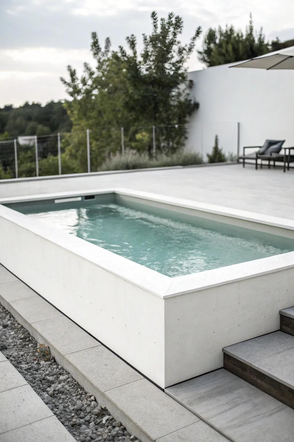 A minimalist design offers elegance and simplicity.