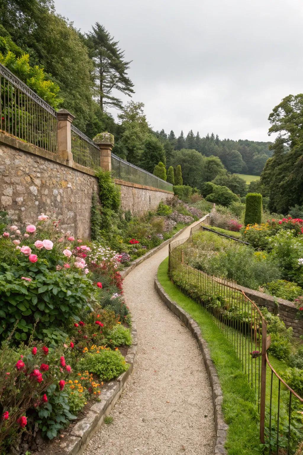 Solid-scape items add function and style.