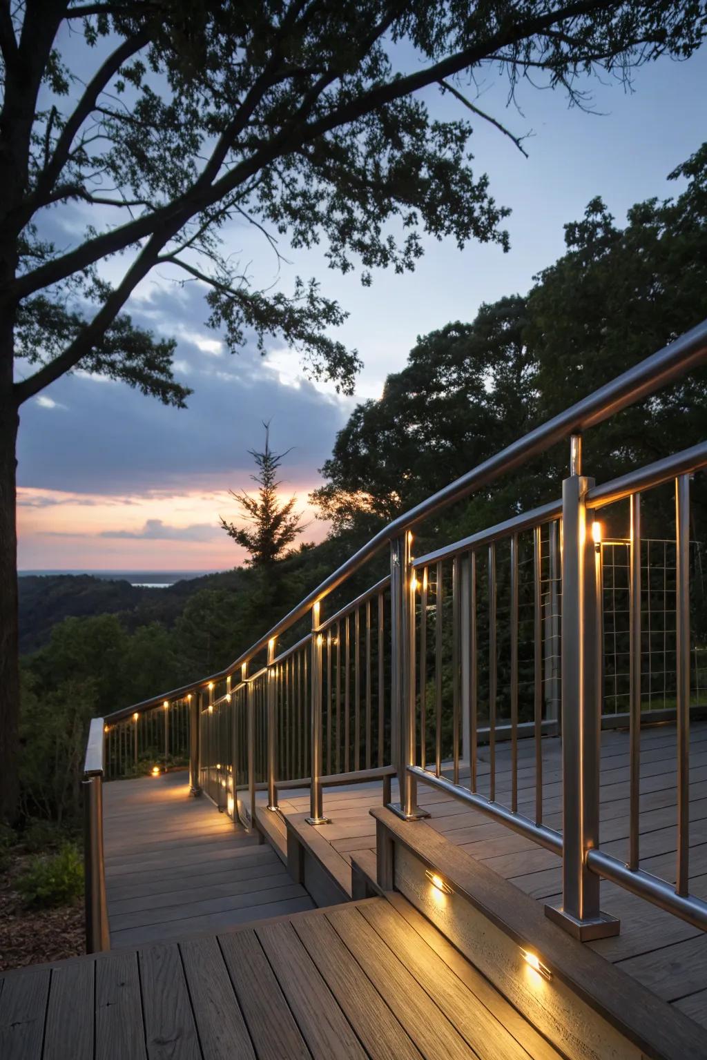 Alloy borders with illumination crafting a magical evening ambiance.
