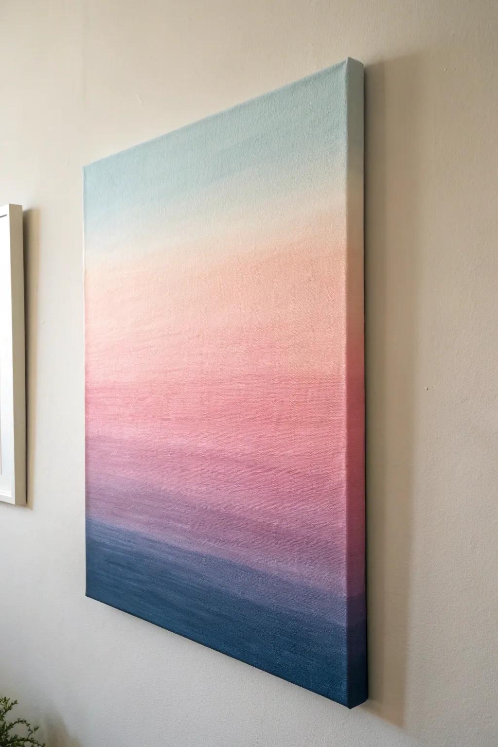Bring modern elegance to your art with an ombre transition.