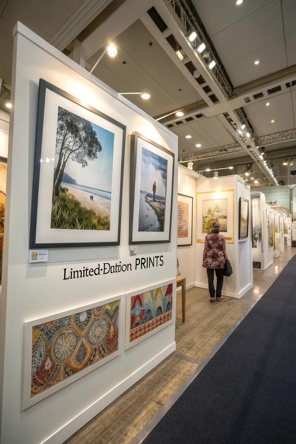 Exclusive restricted-run prints attracting collectors.