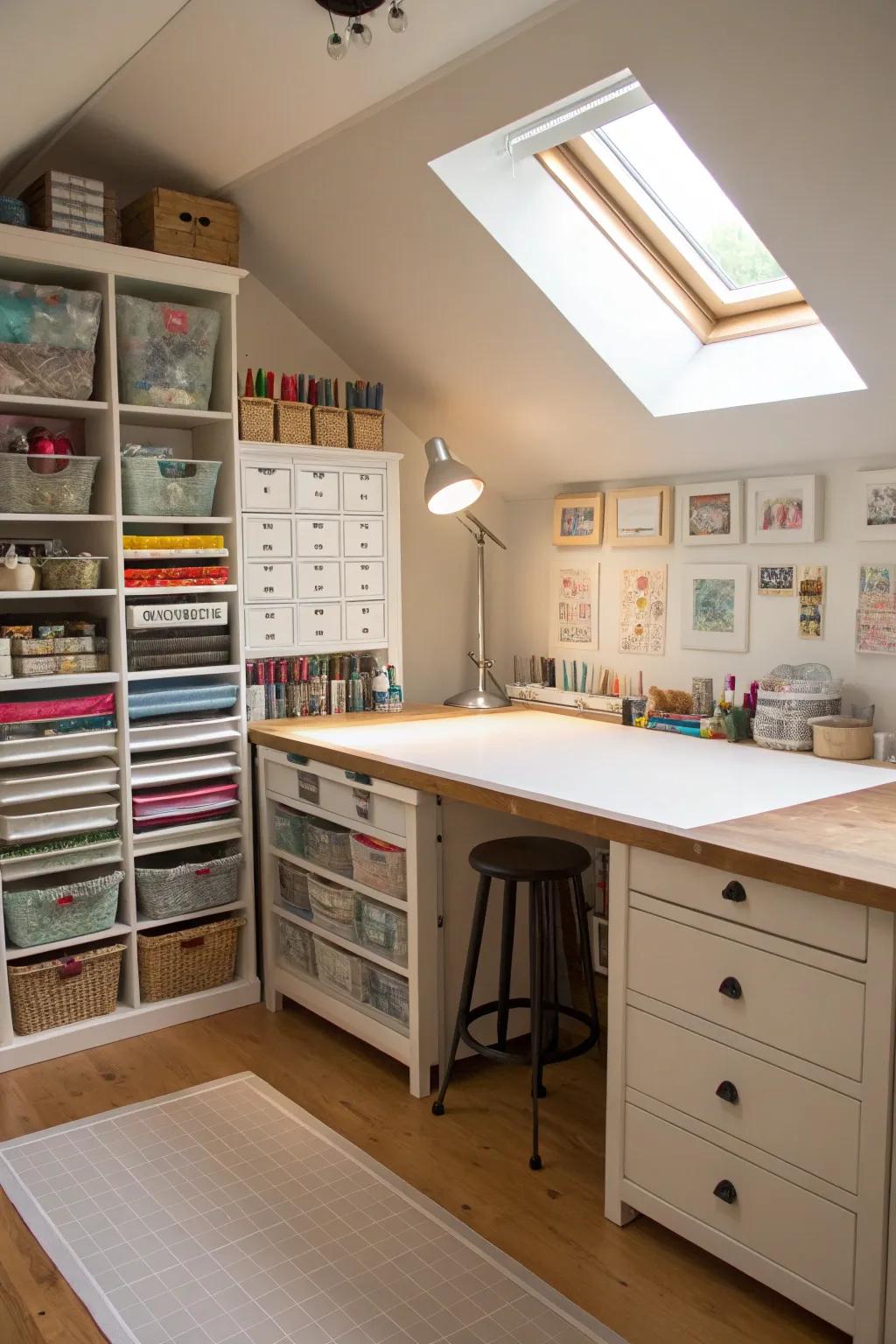 A dedicated space for crafting.