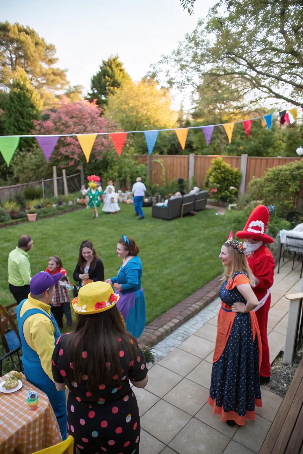 Themed costumes add amusement and flair to any celebration.