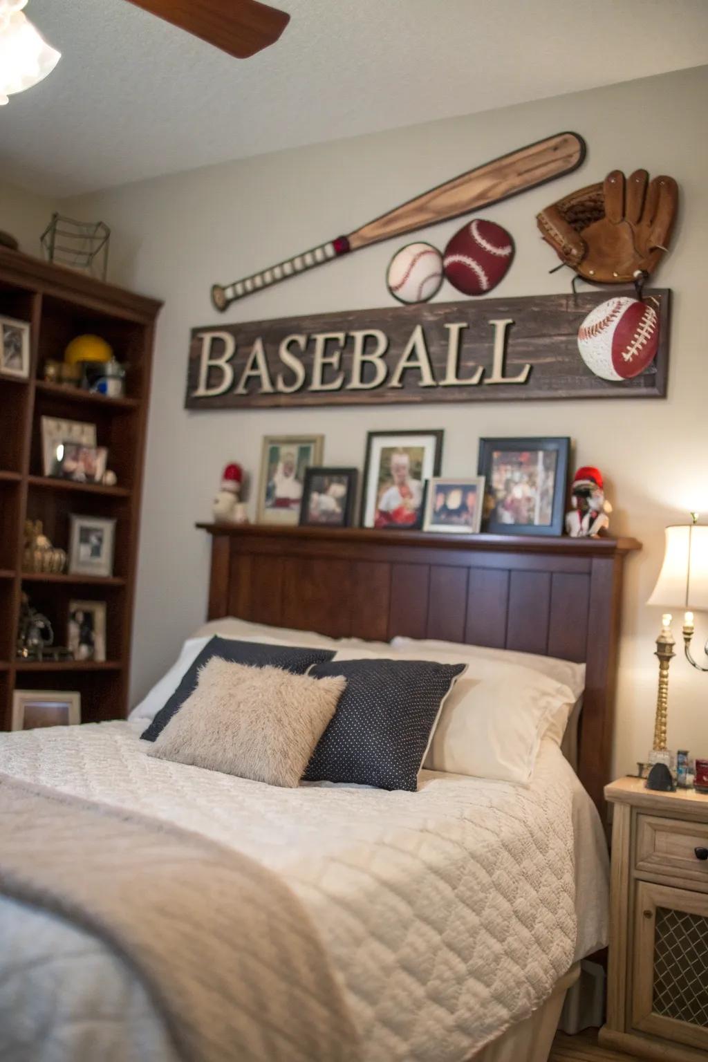 Personalize with a custom rounders-themed sign.