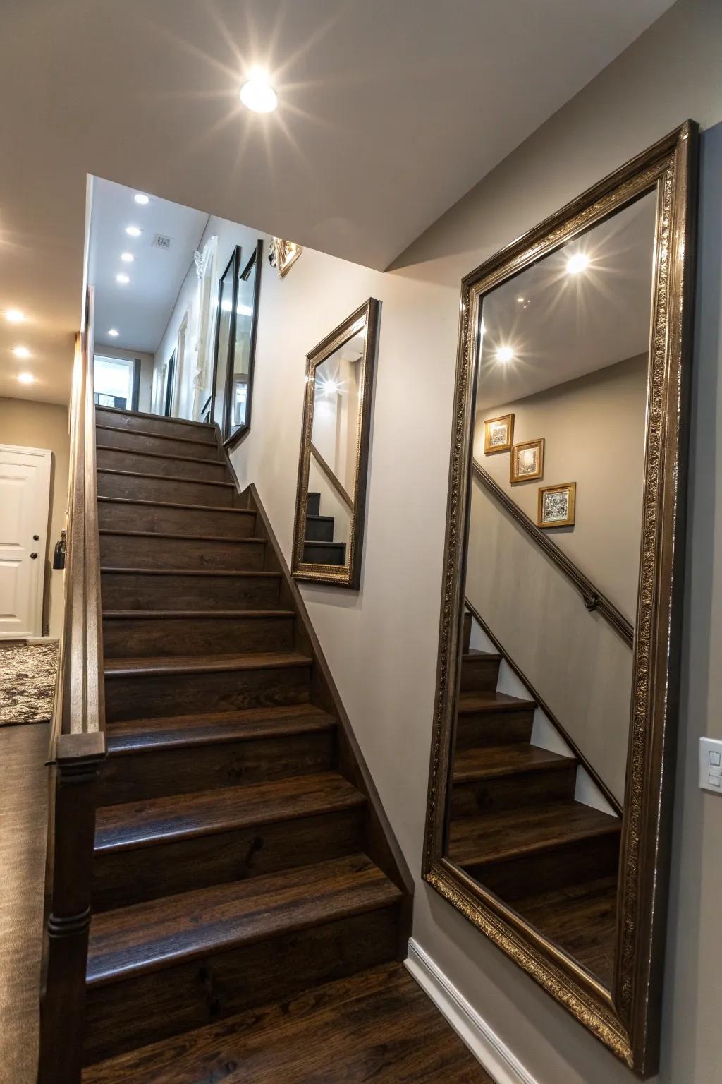 Increase light using reflective exteriors.