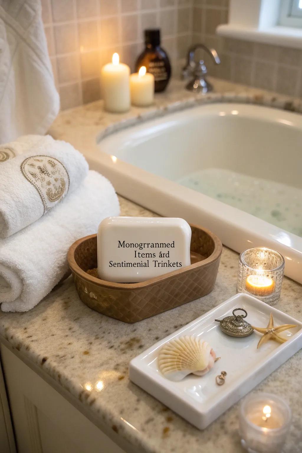 Make your bath time special with personalized touches.