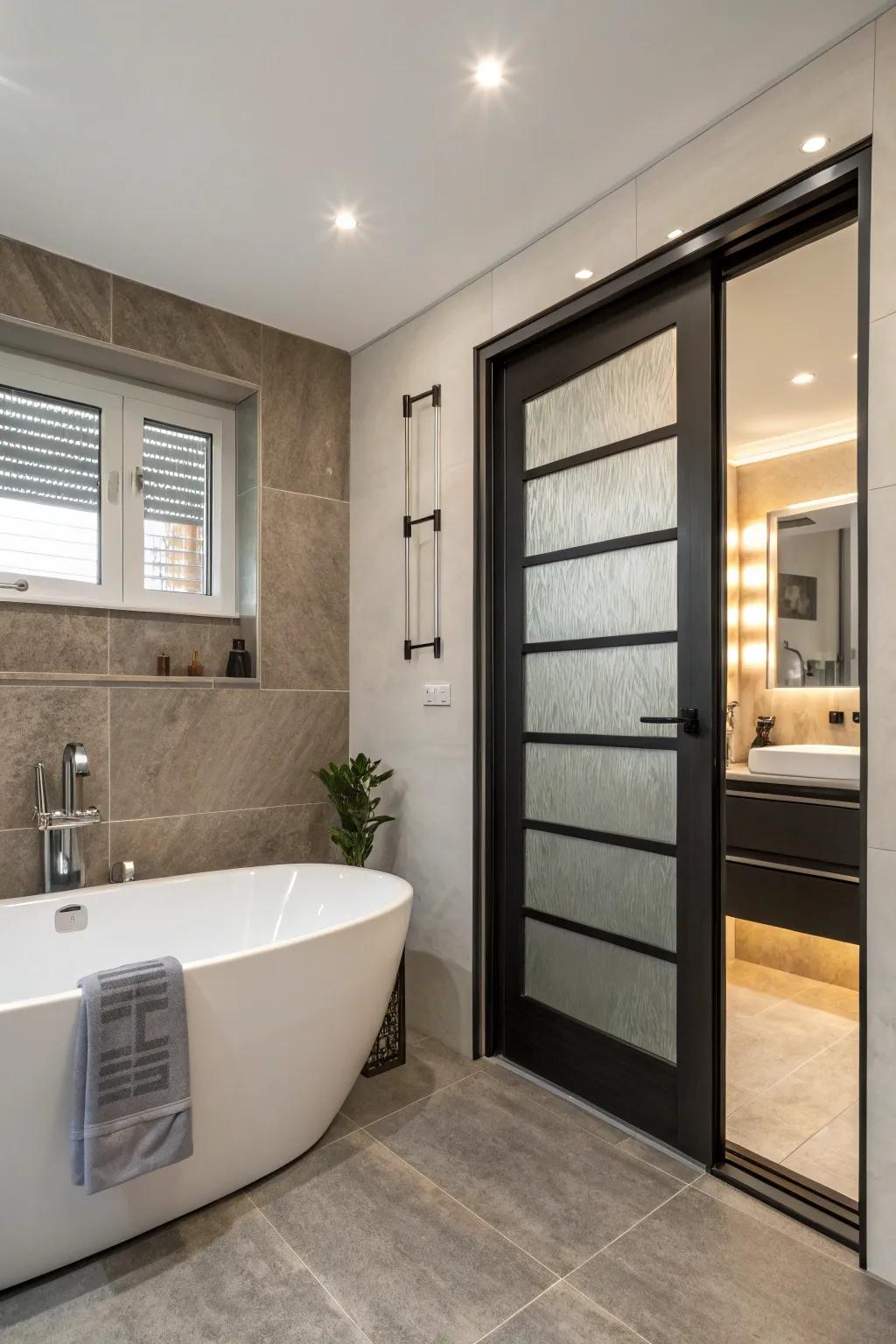 Contemporary bathroom design is defined by clean lines and modern materials.