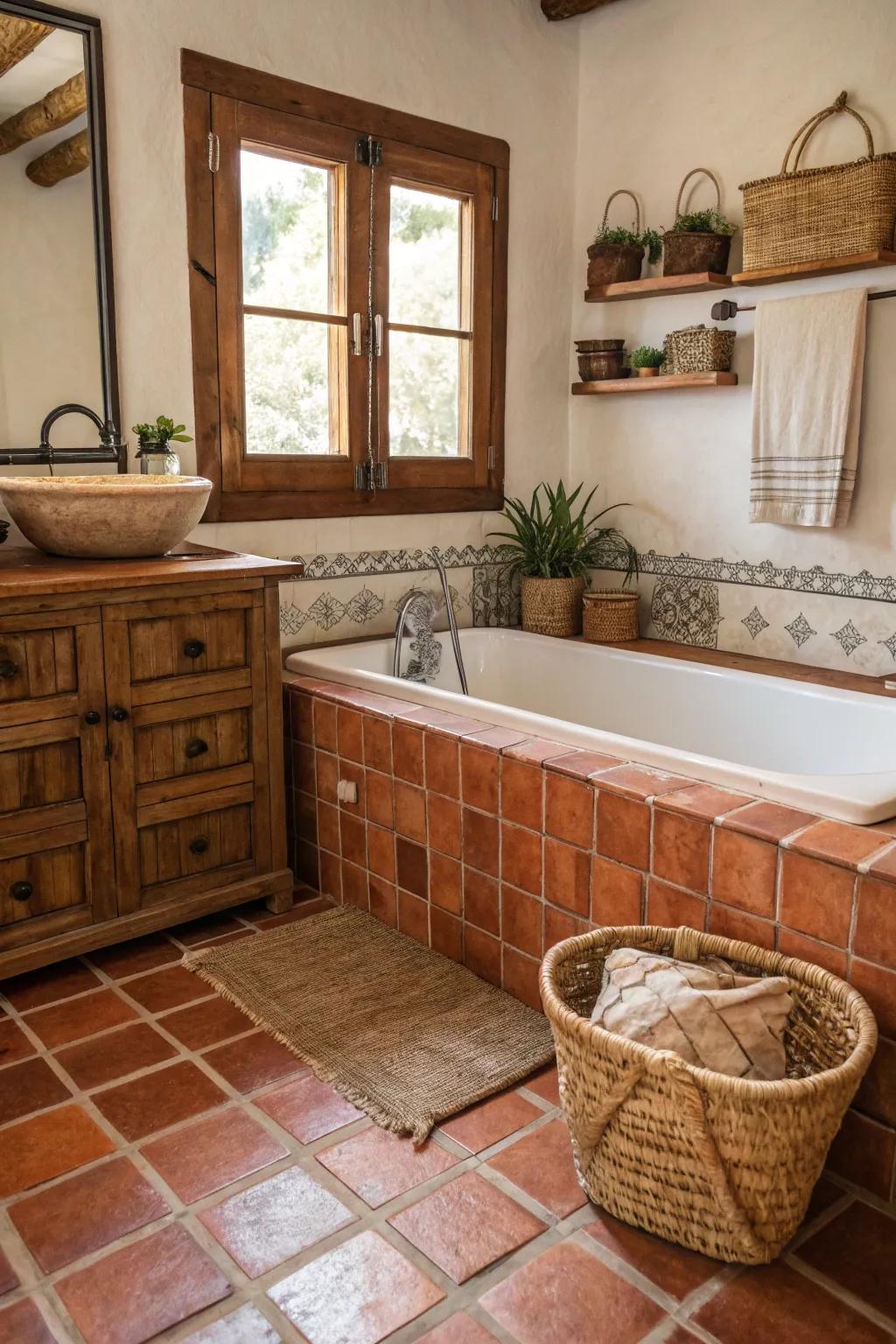 Snug and welcoming with countryside clay tiles