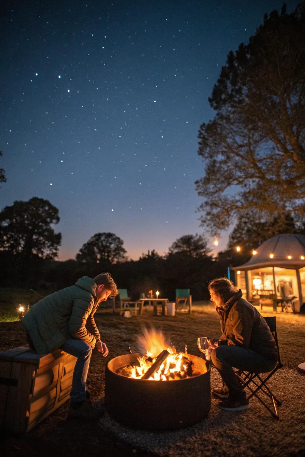 A magical Sweet Treats and Skies BBQ get-together.