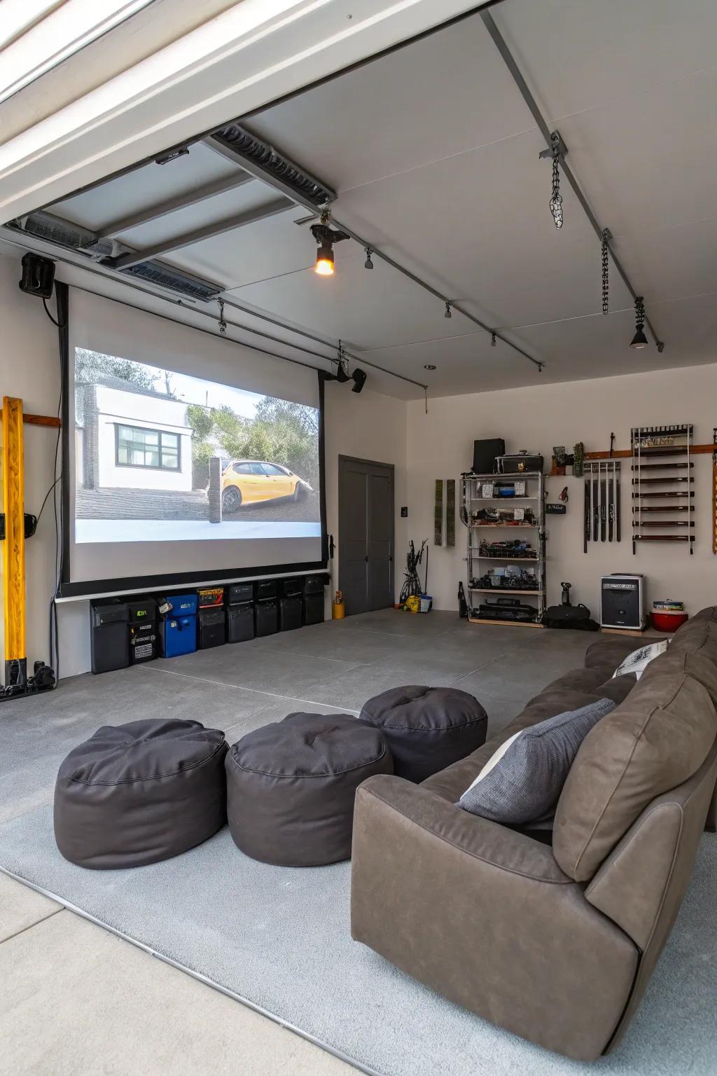 Transform your garage into a seaside entertainment hub.