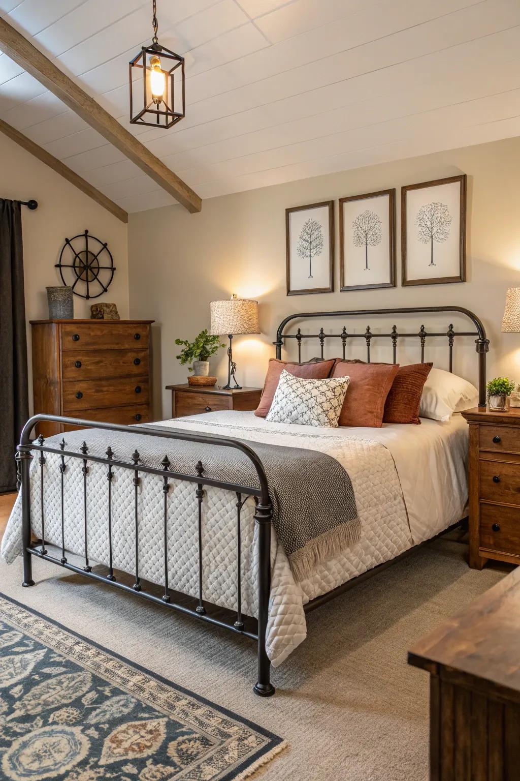 Vintage touches add charm and character.
