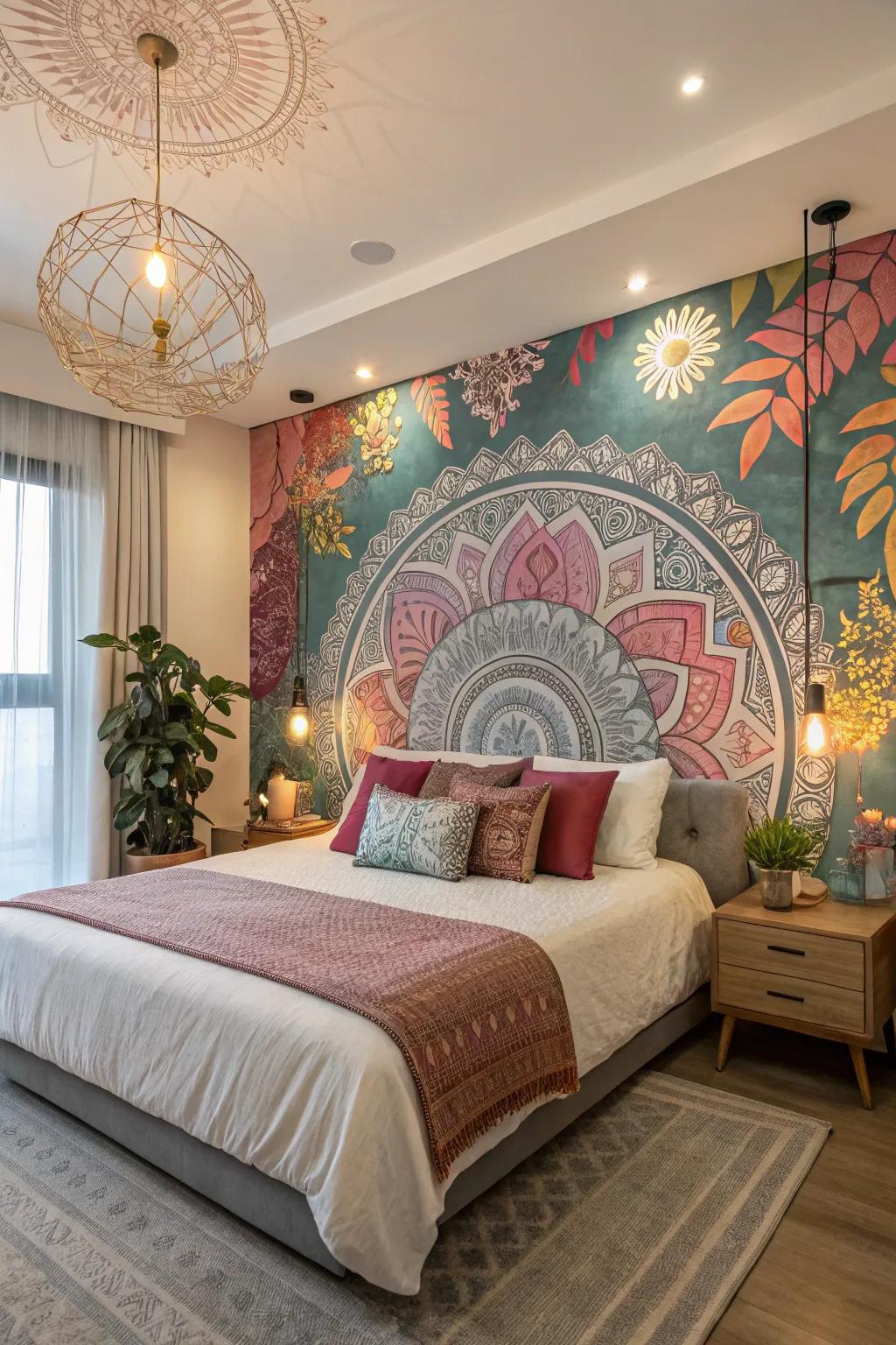 Wall murals fuse artistry and cladding for an audacious declaration.