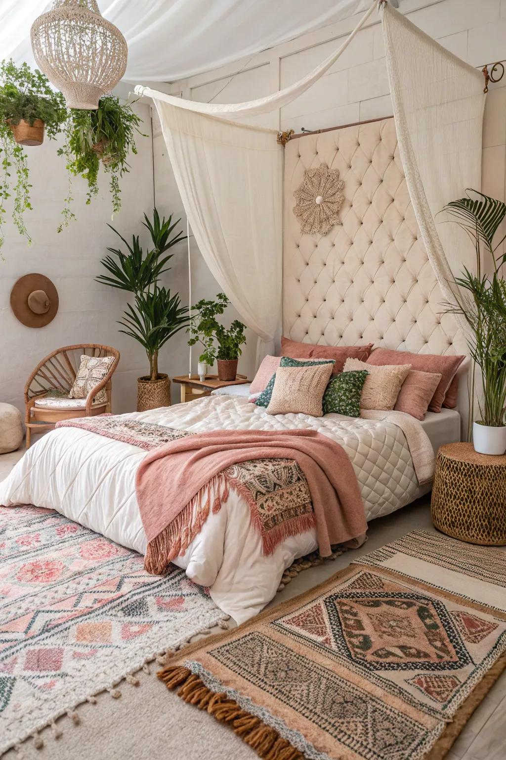 Cushioned walls add an unexpected layer of comfort.