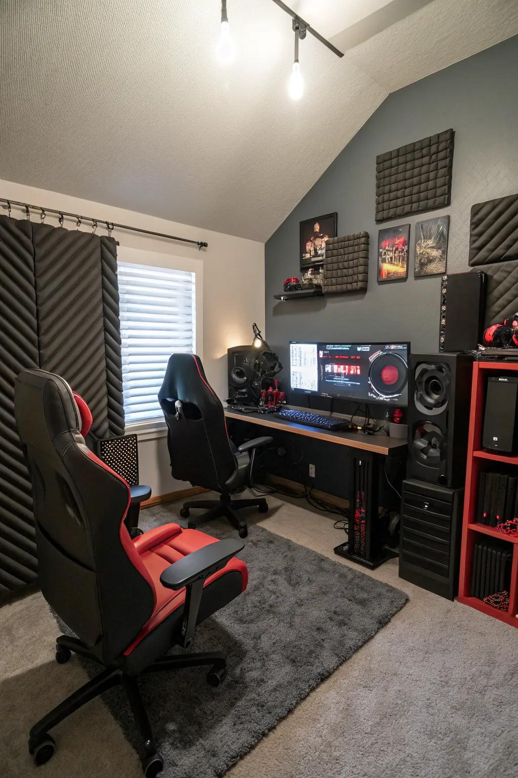 Soundproofing elements promise a fully immersive gaming experience.