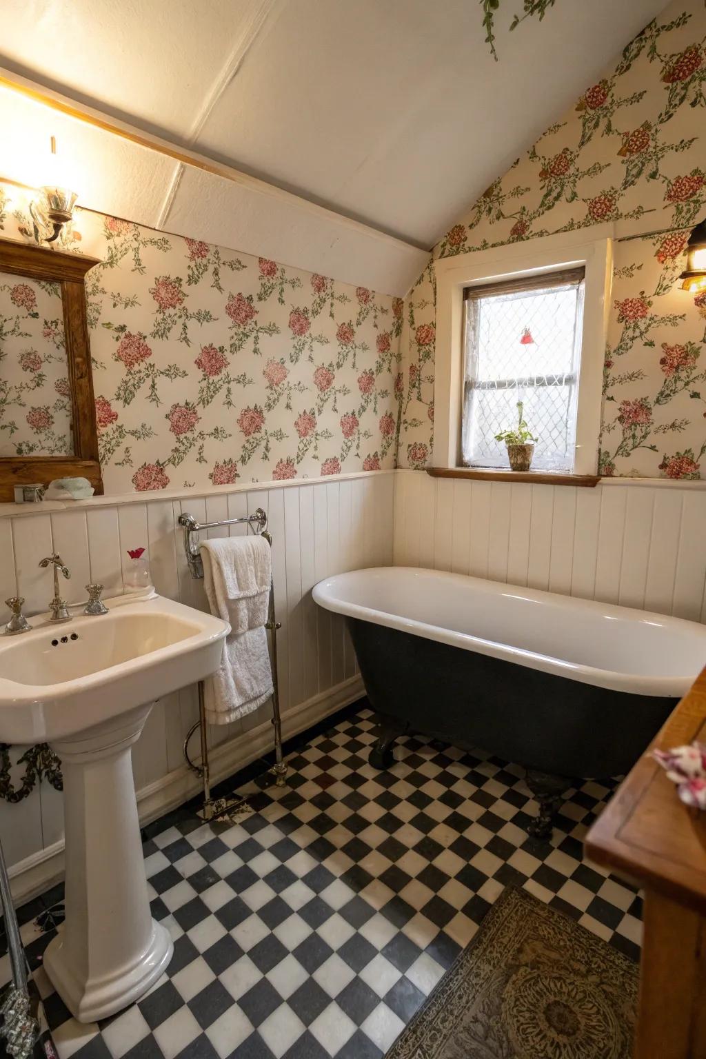 Treasures of yore imbue your bathroom with distinctive character and history.