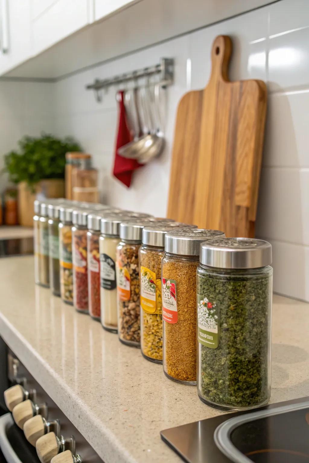 Jars that seal tight help keep things fresh and flavorful.