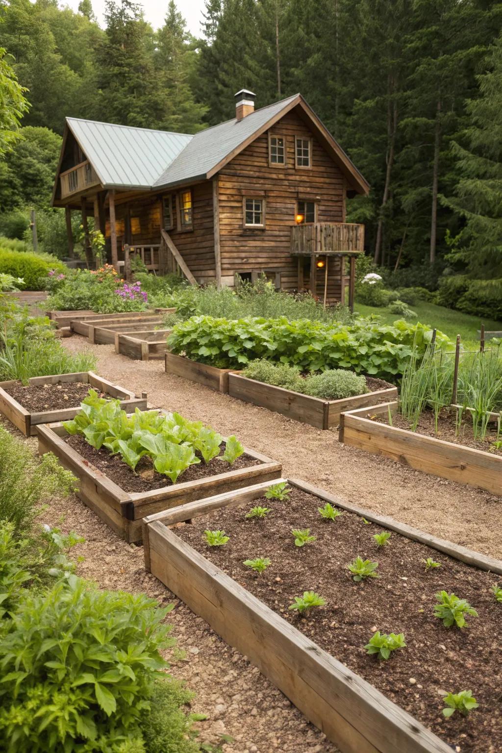 Grinded bark aids in preserving hydration and minimizes weeds in your garden.