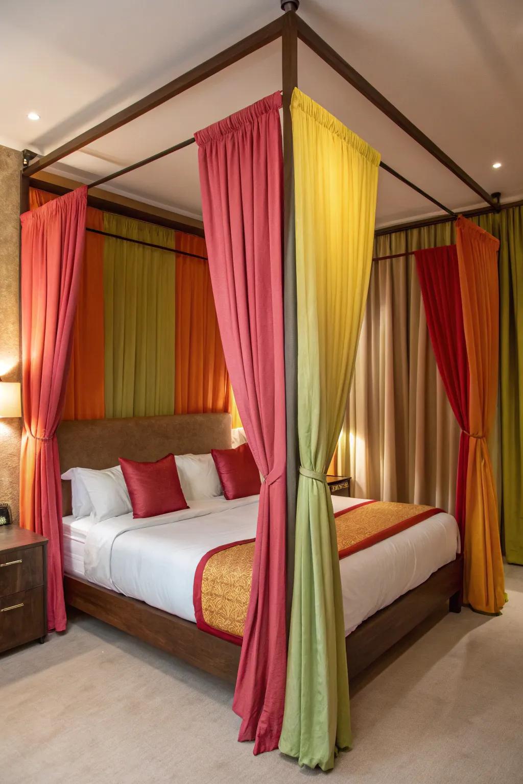 Shade divisions add a modern twist.