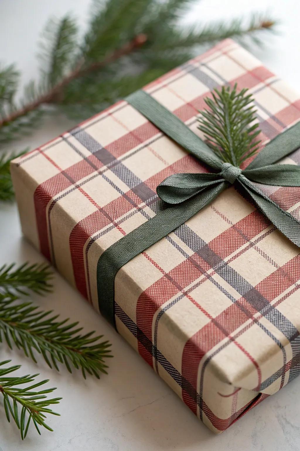 Modern tartan patterns evoke warmth and nostalgia.