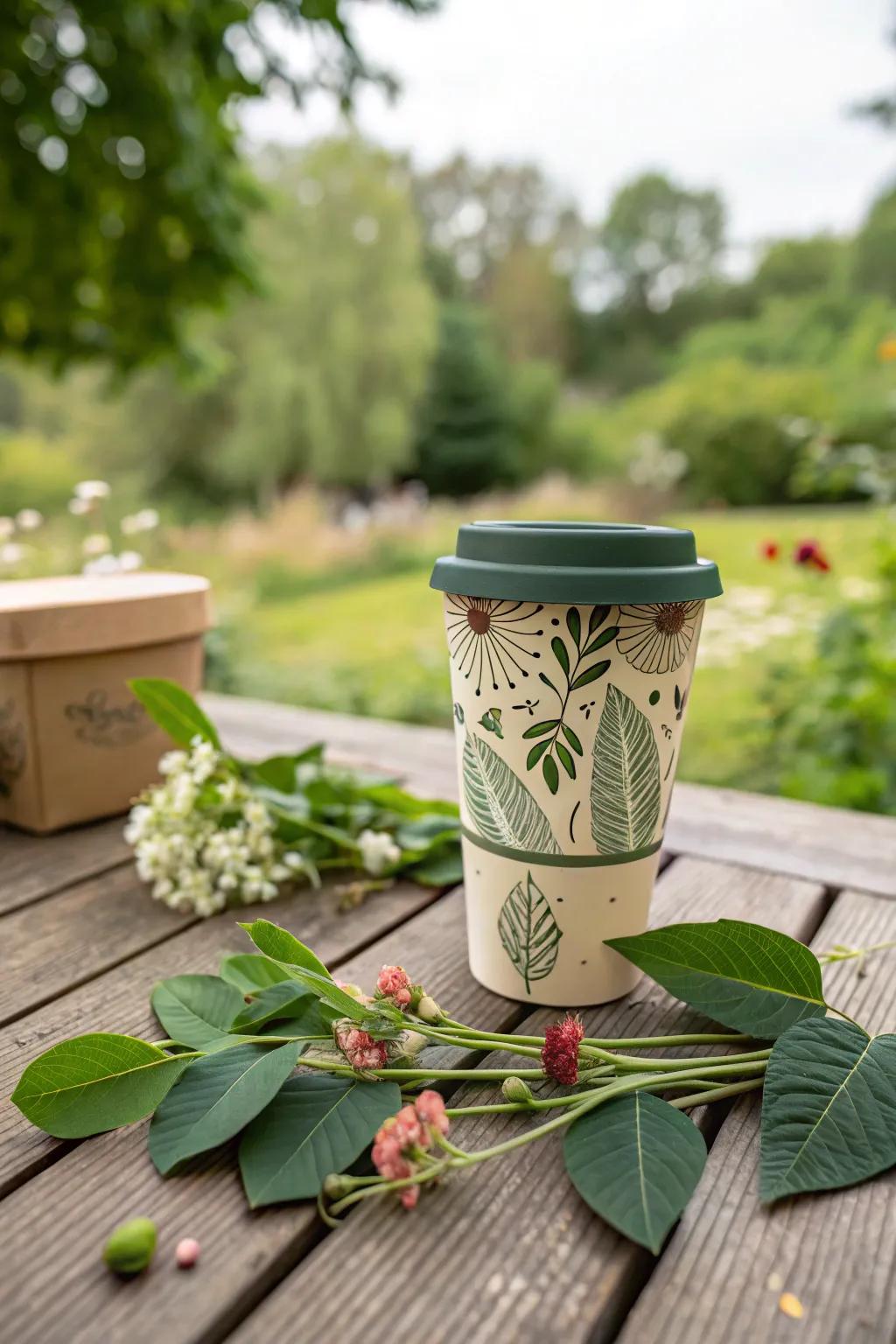 Appreciate your coffee with awareness using eco-friendly cups that express a statement.