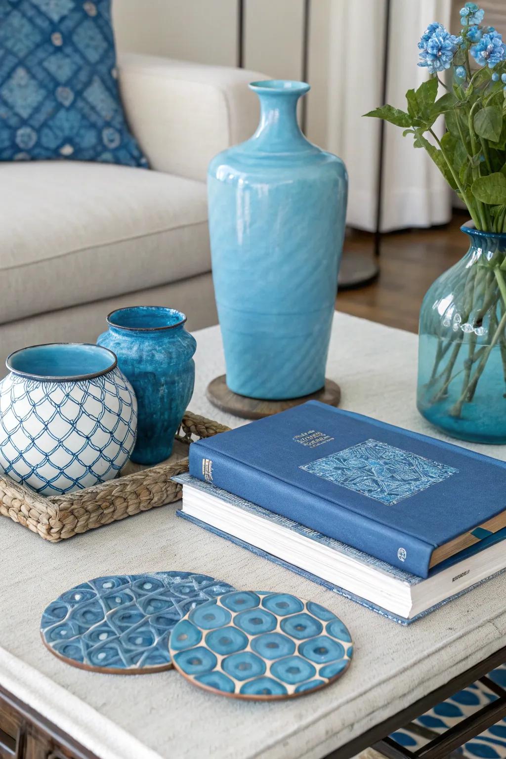 A unified hue creates a cohesive and refined aesthetic.