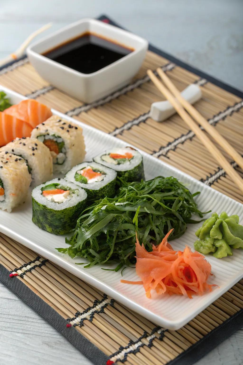 Bring a taste of Asia to your table with this inspired cold plate.