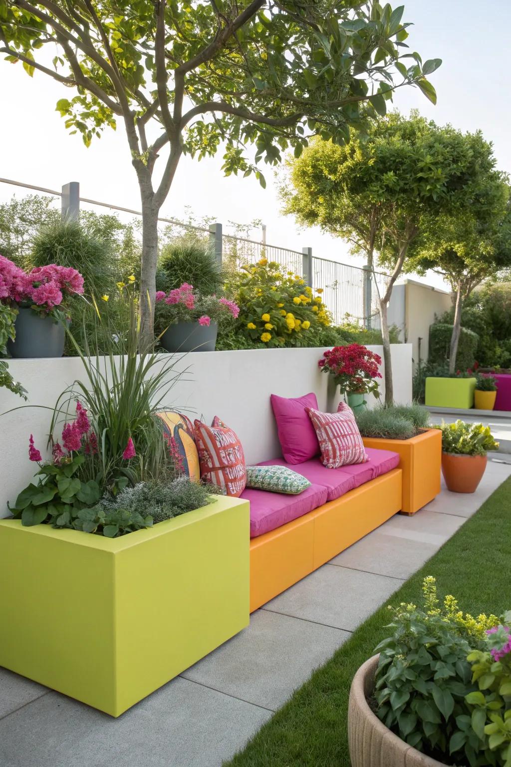 Bold shades create a striking statement.