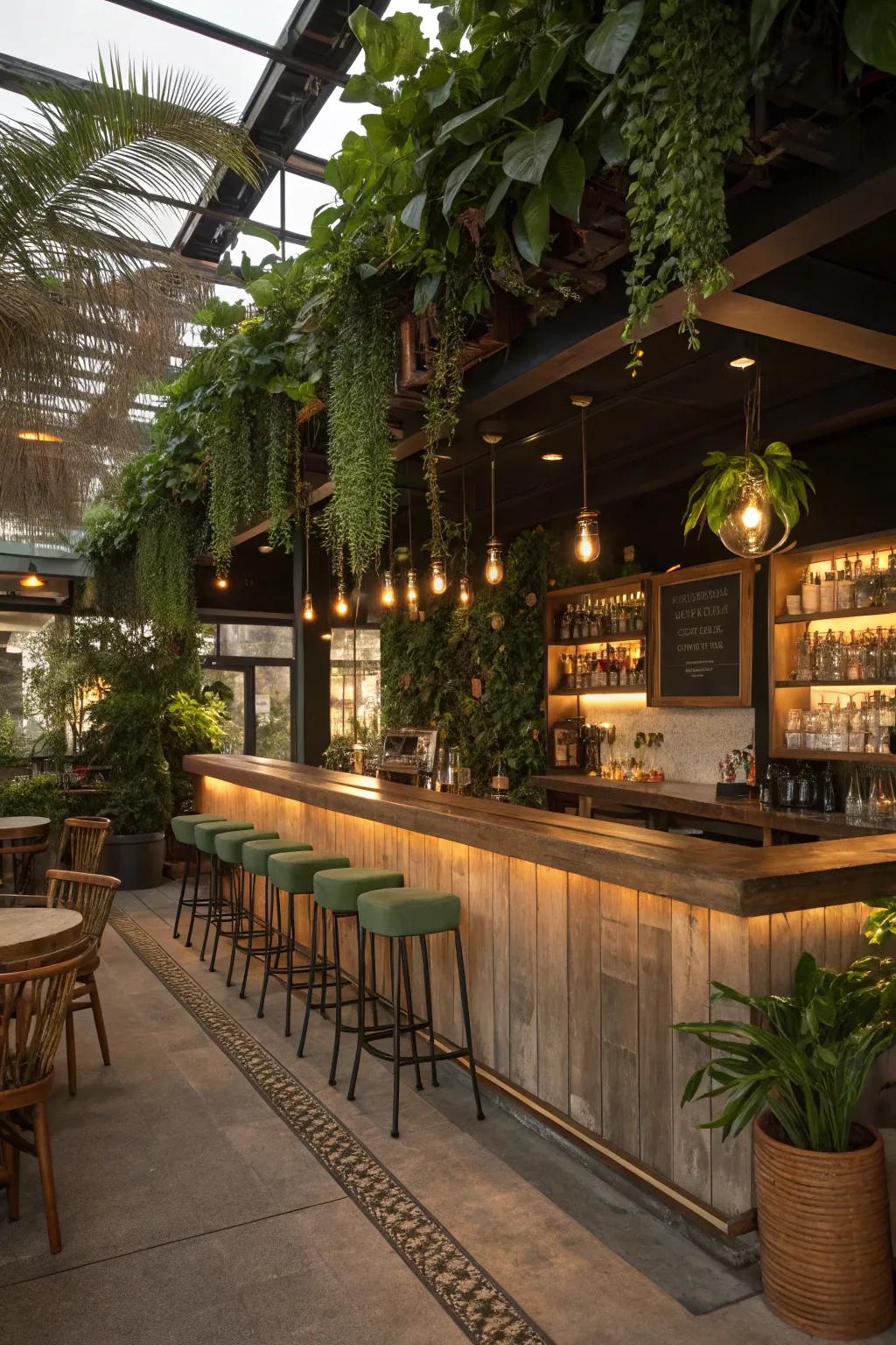Nature-inspired designs offer tranquility.