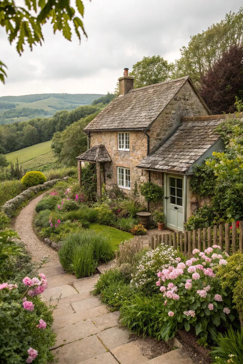 Stone siding: the epitome of stability and understated elegance in design.